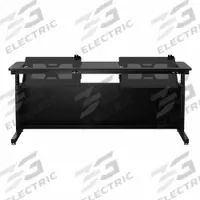 VERSADESK Standing Desk: Black, Wood, 72 in Overall Wd, 24 in Overall Dp, 36 in Max Desktop Ht (MPN RST7224-BB). Key specifications — Frame Color: Black; Frame Material: Laminate; Brand: VERSADESK; Desktop Color: Black; Desktop Material: Wood.