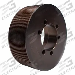 DAYTON PolyV: 16J315SH, 16 Groove, 3.15 in OD, Bushed Bore, SH, Quick Detachable, Steel. Key specifications — Pulley Industry Number: 16J315SH.