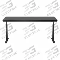 VERSADESK Electric Sit-Stand Desk: Black, Wood, 72 in Overall Wd, 30 in Overall Dp, Laminate/Steel (MPN VT1077230-01-01-A). Key specifications — attr989930: Black; attr989931: Steel; attr989903: VERSADESK; attr989914: Black; attr989916: Wood.
