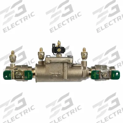 Watts Modular compact design: 007, 1/2 in Pipe Size, FNPT x FNPT, 10 in Overall Lg - Watts Double Check Backflow Preventers