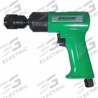 SPEEDAIRE Air-Powered Drill: 7/16 in Chuck, Heavy Duty, 2,600 RPM, 0.7 hp, Quick Change, Reversible (MPN 45YY30). Key specifications — attr1320790: SPEEDAIRE.