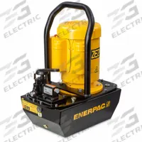 ENERPAC Hydraulic Electric Pump, High Flow: 10,000 psi Max. Op Pressure, 20 cu in/min Max. Flow Rate (MPN ZE2308MI). Key specifications — attr941810: ZE2308MI; attr941814: Hold.