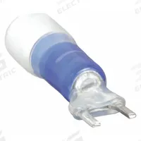 VELVAC Fork Terminals: Blue, Nylon with Heat Shrink, #10 Stud Size, 16 AWG – 14 AWG Wire Range (MPN 30324). Key specifications — Barrel Style: Insulation Grip; Manufacturer Part Number: 30324; Brand: VELVAC.