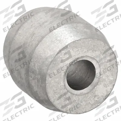 LOOS Wire Rope Stop Sleeve: Stop Sleeve, 1/16 in Compatible Rope Dia, Stainless Steel - Round Sleeves