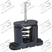 MASON Floor-Mount Vibration Isolator: Spring, 200 lb Capacity, 4 1/2 in Ht, 2 1/8 in Wd, 5 3/4 in Dp (MPN 5C128). Key specifications — Brand: MASON; Screw Size: 3/8 in; Spring Color: Black.