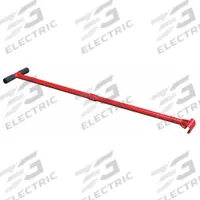 DAYTON Steering Bar: 49 1/2 in L x 9 1/2 in W, 49 1/2 in Overall Lg, 9 1/2 in Overall Wd, Steel, Red (MPN 21D025). Key specifications — Compatible Grainger Part Number: 21D020; Brand: DAYTON; Color: Red.