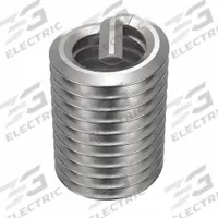 HELI-COIL Helical Insert: Tanged Tang Style, Screw-Locking, M6-1.00 Thread Size, Plain, 100 PK (MPN A4184-6CN120). Key specifications — Material Grade/Class: 18-8; Thread Direction: Right Hand; STI Tap Size: M6-1.00; Compatible Material: Metal; System of Measurement: Metric; Brand: HELI-COIL; Drill Bit Size: 6.25mm; Tensile Strength: 200,000 to 250,000 psi.