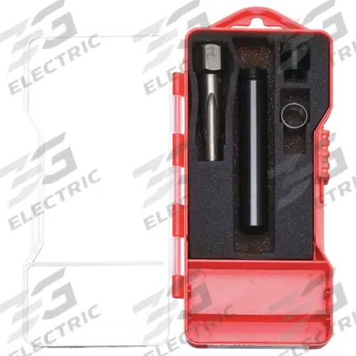 RECOIL Thread Repair Kit: Tanged Tang Style, Free-Running, M14 Thread Size, Stainless Steel - Insert & Tool Kits