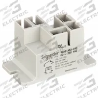 SCHNEIDER Enclosed Power Relay: Surface (Top Flange) Mounted, 30 A Current Rating, 240V AC, SPST-NO (MPN 9AS3A240). Key specifications — Brand: SCHNEIDER; Mounting Style: Panel Flange; Electrical Connection: Faston Terminal; Manufacturer Part Number: 9AS3A240; Operating Current: 24 A at 240V AC (Resistive Load); Series: 9A Power Series.