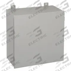 WIEGMANN Enclosure: Steel, 20 in x 20 in x 9 in, NEMA 12/13, Solid Cover, Hinged (MPN B202009CH). Key specifications — Brand: WIEGMANN; Closure Method: Screws; Knockouts: Not Included.