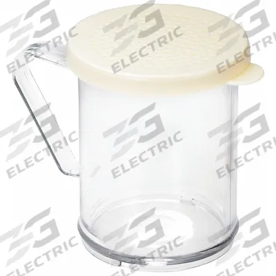 TABLECRAFT PRODUCTS Dredge: For Pepper/Salt Food Type, 10 oz Capacity, Plastic Body - Shakers with Handles & Tops