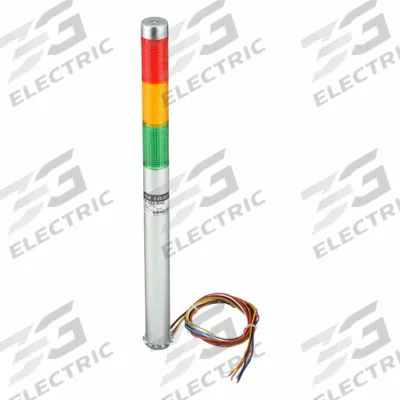 APPROVED VENDOR Tower Light Assembly: 3 Tier, Amber/Green/Red, No Sounder Tier - Three-Tier Tower Light Assemblies