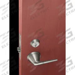 CORBIN RUSSWIN Door Lockset: Office Lever Locksets, Stainless Steel, ADA Compliant (MPN ML2054-BLSS-630C). Key specifications — attr1024149: Ligature-Resistant; attr1011488: CORBIN RUSSWIN; attr1024446: F04; attr1011524: No Message; attr1011506: ML200 BLSS; attr1011485: Yes; attr1059461: Satin Stainless Steel : Cast Stainless Steel.