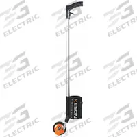KESON Measuring Wheel: 9,999 ft Range, Fixed Handle Handle, Spoked Single Wheel, Rubber Tread, 38 in (MPN RRPA18). Key specifications — attr939182: ABS Plastic; attr939189: Mechanical Measuring Wheel; attr934748: RRPA18; attr939173: Batteries Not Required; attr939180: Not Foldable; attr939193: SAE; attr939184: Plastic; attr939185: Pistol Grip.