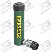 SIMPLEX Cylinder: Single Acting, 10 ton Nominal Capacity, 2 in Nominal Stroke Lg, Steel (MPN R102). Key specifications — attr98927: SIMPLEX.