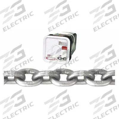 CAMPBELL Straight Chain: 3/8 in Chain Trade Size, 43 Chain Grade, Carbon Steel, Straight - Grade-43 Load-Securing Chains