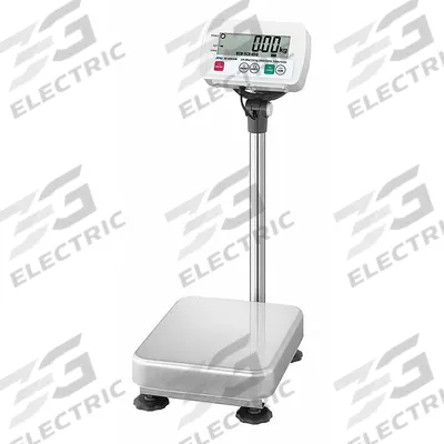 A&D WEIGHING Washdown Platform Scale: 15 in Weighing Surface Dp, 11 3/4 in Weighing Surface Wd - Food Scales