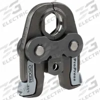 RIDGID Press Tool Jaw: 1 1/2 in Pipe, Copper, For Viega ProPress, Std Tool Types (MPN 76672). Key specifications — attr518773: Jaws; attr518762: Copper; attr518771: Copper; attr518761: Viega ProPress; attr518760: RIDGID.