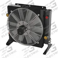 COOL-LINE Forced Air Oil Cooler: 75 hp Heat Removed, 80 gpm Max. Flow, 377 psi Max. Pressure (MPN HR75-0050). Key specifications — attr96059: SAE #20; attr98919: COOL-LINE.