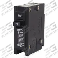 EATON Circuit Breaker: 20 A, 120/240V AC, Single Phase, 10kA at 120/240V AC, Type BR Loadcenters (MPN BR120). Key specifications — Amps: 20 A; AC Voltage Rating: 120/240V AC; Phase: Single; Max. AIR Rating: 10kA at 120/240V AC; Circuit Breaker Type: Standard; For Use With: Type BR Loadcenters; Brand: EATON.
