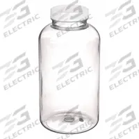 QORPAK Wide Mouth Bottle: PET, 950 mL, 32 fl oz, Closure Included, Colorless, 53-400, Polypropylene (MPN 243672). Key specifications — Brand: QORPAK; Graduated: No; Body Color: Colorless.