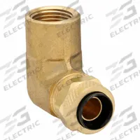 PARKER Compression Fitting Adapter: 1/2 in OD x 3/8 in Pipe Fitting Size, Compression x FNPT, Brass (MPN 170P-8-6). Key specifications — attr1195695: PARKER.