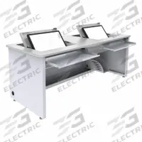 VERSADESK Computer Desk: Metal, White, 0 Drawers, 60 in Overall Wd, 29 in Overall Ht, White Frame (MPN RSD6030-WW). Key specifications — Desktop Material: Metal; Includes Modesty Panel: Yes; Kit Product Type: Computer Desk; Desktop Color: White; Brand: VERSADESK; Frame Color: White; Frame Material: Steel; Product Type: Computer Desk.