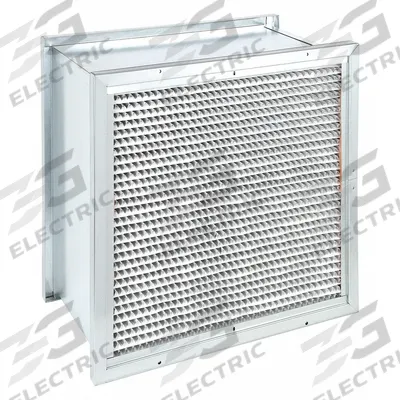 GRAINGER Cartridge Air Filter: 20 in x 20 in x 12 in, Steel, Double Header - MERV 13 Cartridge Air Filters