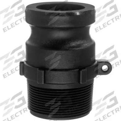 USA INDUSTRIALS Polypropylene Cam and Groove Fittings: 1/2 in Coupling Size, 1/2 in Hose Fitting Size - Type F Polypropylene Cam & Groove Fittings