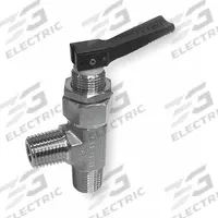 HAM-LET Manual Two-Way Ball Valve: 1/4 in Pipe Size, 316 Stainless Steel, MNPT x MNPT, 300 psi CWP (MPN H-1280-SS-N-1/4-A). Key specifications — Brand: HAM-LET; Handle Type: Lever.