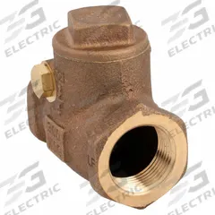 MILWAUKEE VALVE Low Lead Swing Check Valve: Swing, Inline Valve Body, 3/4 in Pipe Size, FNPT x FNPT (MPN UP509-3/4). Key specifications — Brand: MILWAUKEE VALVE.