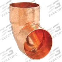 NIBCO Sweat Fitting Elbow: 5 in CTS x 5 in CTS, Cup x FTG, Wrot Copper (MPN 607 5)