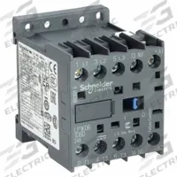 SCHNEIDER Miniature IEC Magnetic Contactor: Non-Reversing, 3 Poles, 3NO Contacts, 6 A, 24V DC Coil (MPN LP1K0610BD). Key specifications — attr945107: SCHNEIDER; attr972381: No.