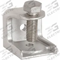 Beam Clamp: 316 Stainless Steel, 3/8 in Thread Size, 750 lb Load Capacity (MPN S60300BC00). Key specifications — Compatible Pipe Size: 3/8 in; Load Capacity: 750 lb; Material: 316 Stainless Steel; Thread Size: 3/8 in; Mounting Orientation: Bottom Mount; Mounting Style: Screw; For Use With: Cables; Conduits.