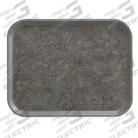 Food Service Trays, PK 12 (MPN EA1418VC381). Key specifications — Brand: CAMBRO; Color: Pearl Gray with Titan; NSF Certified: Yes.