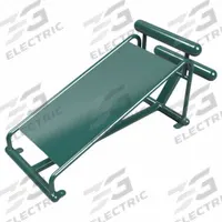 TRIACTIVE USA Sit Up Board: 24 1/4 in Overall Ht, 68 1/2 in Overall Lg, 19 1/2 in Overall Wd, Green (MPN SITB)