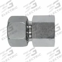BRENNAN INDUSTRIES Compression Tube Straight: 10 mm OD x 8 mm OD size, M16X1.5 x 1/2-14 Thread Size (MPN D7405-L10-08-SS). Key specifications — Series: D7405; Brand: BRENNAN INDUSTRIES.