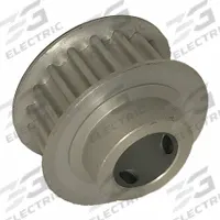 DAYTON Timing Pulley: Curvilinear, Fixed, For HTD Timing Belt Section, For 9 mm Belt Wd, 19 Teeth (MPN 19-5M09-6FA6). Key specifications — Brand: DAYTON; Finish: Clear Anodized; For Belt Series: Powerhouse®.