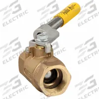 APOLLO Manual Two-Way Ball Valve: 1 1/2 in, Bronze, Straight, FNPT x FNPT, Std Port, Two-Piece, PTFE (MPN 7150701). Key specifications — Brand: APOLLO; Handle: Spring-Return Lever.