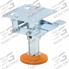 APPROVED VENDOR Floor Lock: For 4 in Wheel Dia, 4 3/8 in Floor Lock Retracted Ht, Steel (MPN FL-LKL-4). Key specifications — Brand: APPROVED VENDOR.