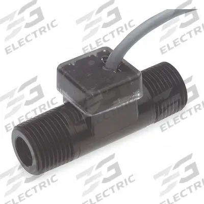 GEMS SENSORS Flow Rate Sensor: Turbine, 3/8 in NPT, 3/8 in Connection Size, NPT - Inline Turbine Flow Sensors