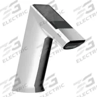 SLOAN Bathroom Sensor Faucet: BASYS, Cast Zinc, Chrome Finish, Single-Post, Solar, Back-Check Tee (MPN EFX275.000.0000). Key specifications — Brand: SLOAN; Includes: (4) AA Alkaline Battery; Series: BASYS.