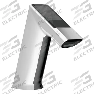 SLOAN Bathroom Sensor Faucet: BASYS, Cast Zinc, Chrome Finish, Single-Post, Solar - Single-Post Sensor Bathroom Faucets