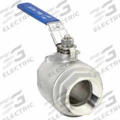 USA INDUSTRIALS Manual Two-Way Ball Valve: 1 1/2 in, 304 Stainless Steel, Straight Valve Body, PTFE (MPN ZUSA-VLV-146). Key specifications — Brand: USA INDUSTRIALS; Handle: Locking Lever.