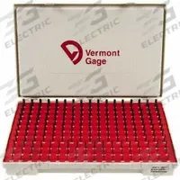 VERMONT GAGE Pin Gauges: No-Go (Minus), 10.01 mm to 13.99 mm, 0.01 mm Dia Increment (MPN 902400400). Key specifications — attr1182478: VERMONT GAGE; attr1182465: ZZ; attr1182466: +/-0.0050 mm.