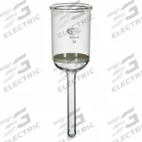 APPROVED VENDOR Buchner Funnel with Fritted Disc: Borosilicate Glass, 60 mL, 40 mm, 10 mm, Colorless (MPN BF256-60F). Key specifications — Product Type: Separatory Funnel; Body Color: Colorless; Brand: APPROVED VENDOR.