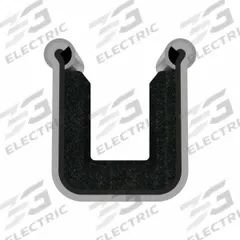 FAIRCHILD Edge Trim: Pile Lined Beaded, 6 ft Overall Lg, Polypropylene Outer, 5/8 in Leg Lg (MPN 0123-3X2). Key specifications — Brand: FAIRCHILD; Color: Black; Outer Material: Polypropylene; Profile Shape: Pile Lined Beaded.