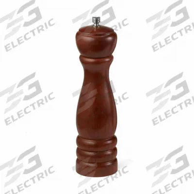 TABLECRAFT PRODUCTS Pepper Mill: Wood, Mahogany, 9 in Overall Ht - Pepper Mills