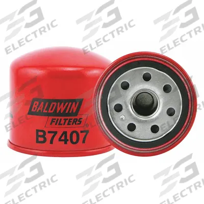 BALDWIN FILTERS Oil Filter: B7407, M20-1.50 Thread Size, 2 13/16 in Overall Ht, Oil - Spin-On Oil Filters