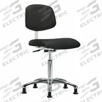 Cleanroom Task Chair: Vinyl, Armless, Ht Range 21 1/2 in to 29 in, 18 1/2 in Seat Wd, 17 in Seat Dp (MPN BR-CLR-VMBCH-CR-NF-RG-8540). Key specifications — Foot Support: No; Base Material: Aluminum; Brand: APPROVED VENDOR; Product Type: Cleanroom Task Chair; Cleanroom Class: ISO 4; ESD-Safe: Not ESD Safe.